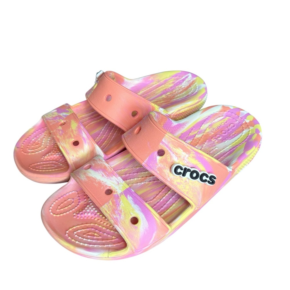 CROCS Tie Dye Slides